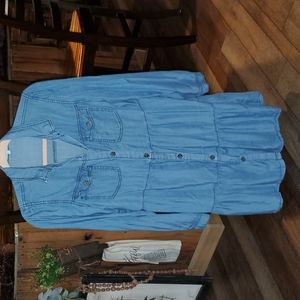 Like new denim style mini dress
